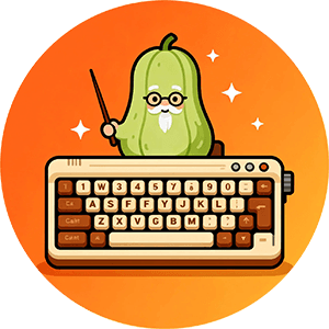 冬瓜学打字 Logo